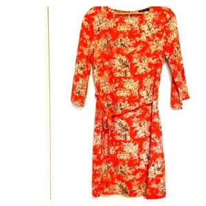 Flirty flowy red dress